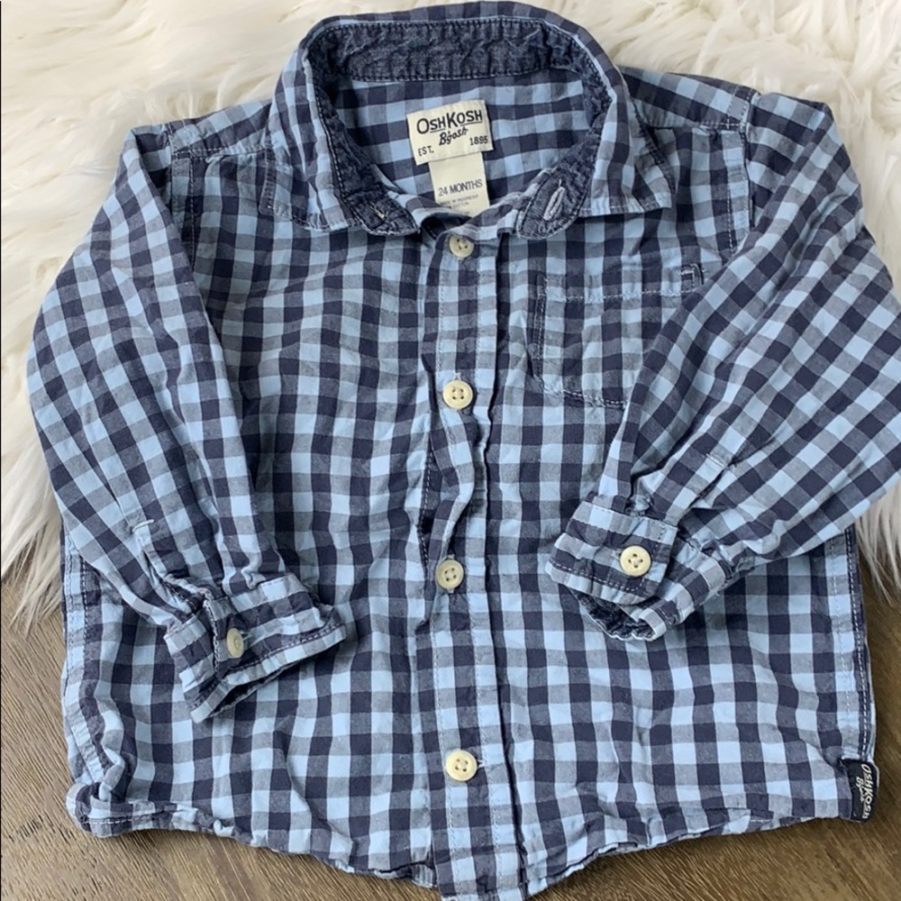 Plaid/Checkered Button-Up Top